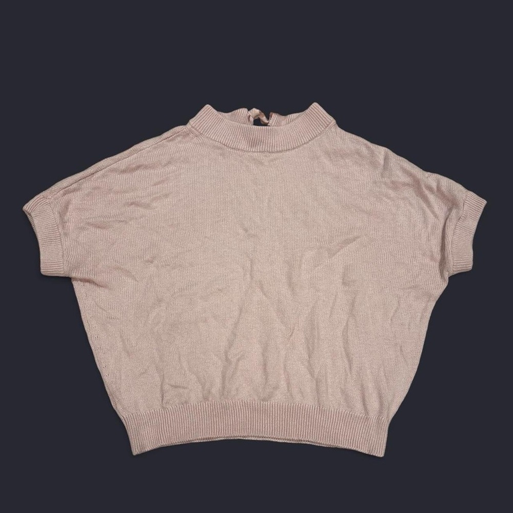 Ann Taylor Short Sleeve Batwin Bow Sweater